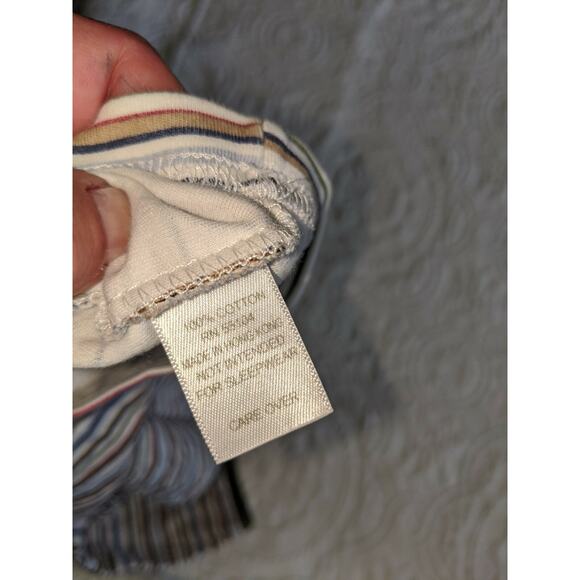 Rabbit Moon boys sz. 18/24 mo. striped long sleeved tee. Cute, soft - Picture 3 of 7